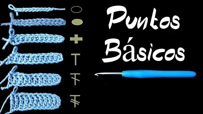 aprende a reconocer y usar los puntos básicos del crochet