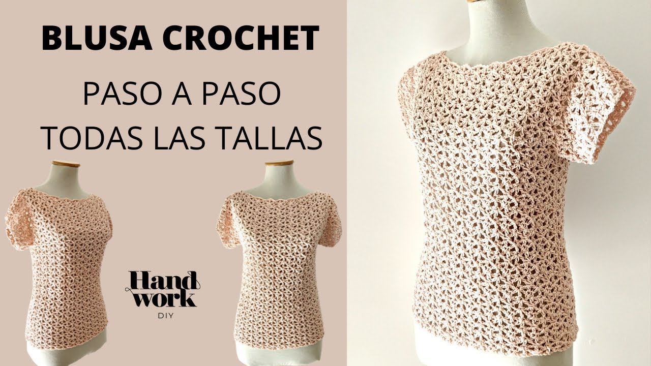 Hermosa Blusa Paso a Paso