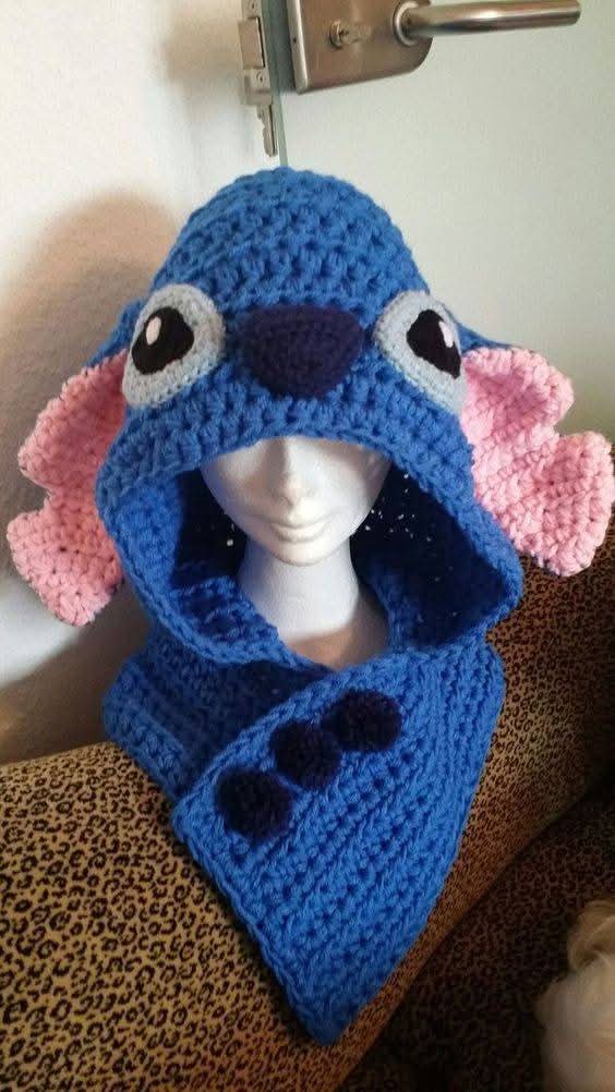 Aprende hacer bello gorro de stitch