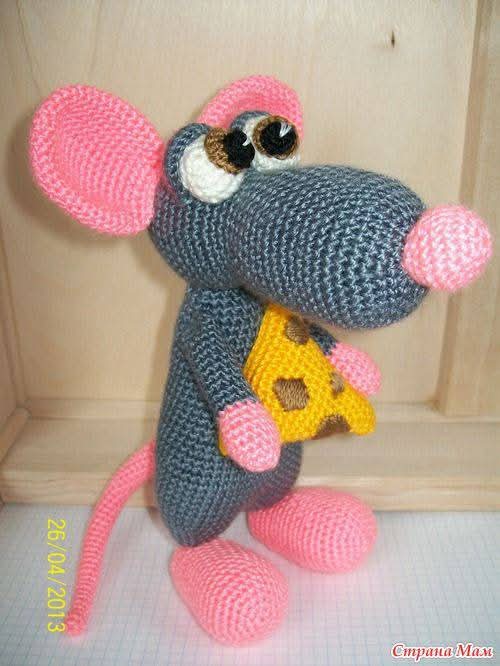 aprende hacer hermosa ratita a crochet