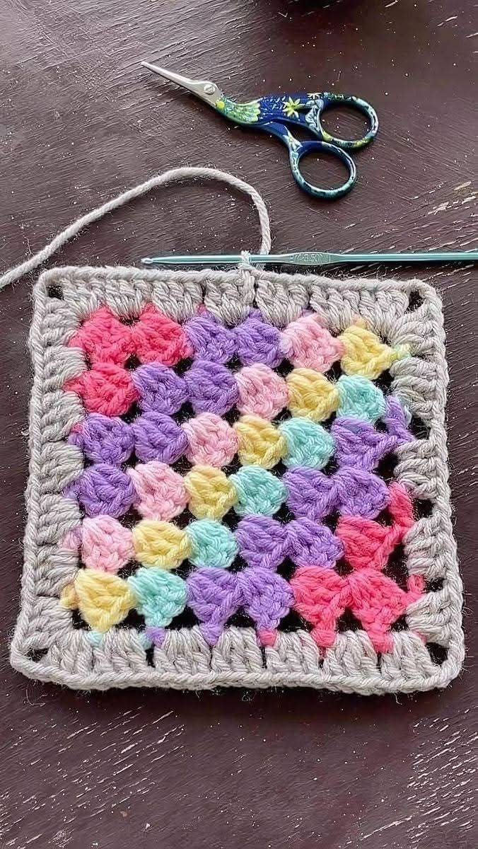 Crochet Tutorial Grannys Square básico